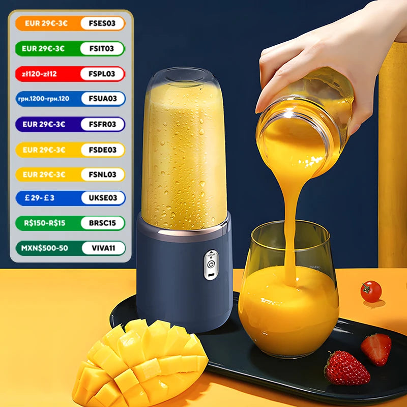Portable Electric Juicer Bottle