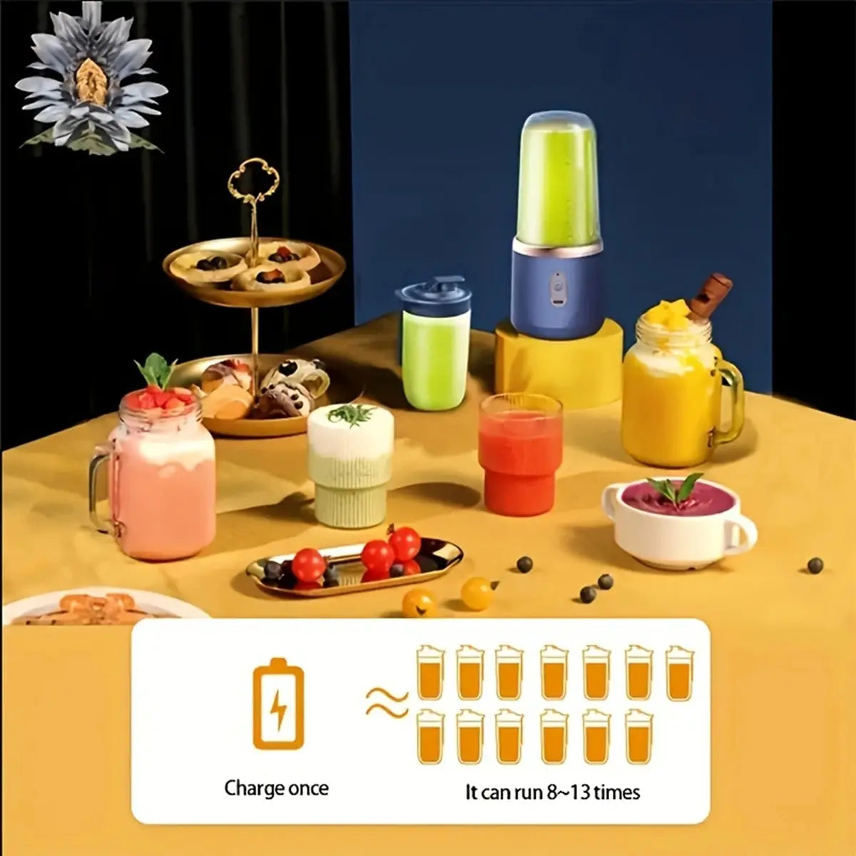 Portable Electric Juicer Bottle