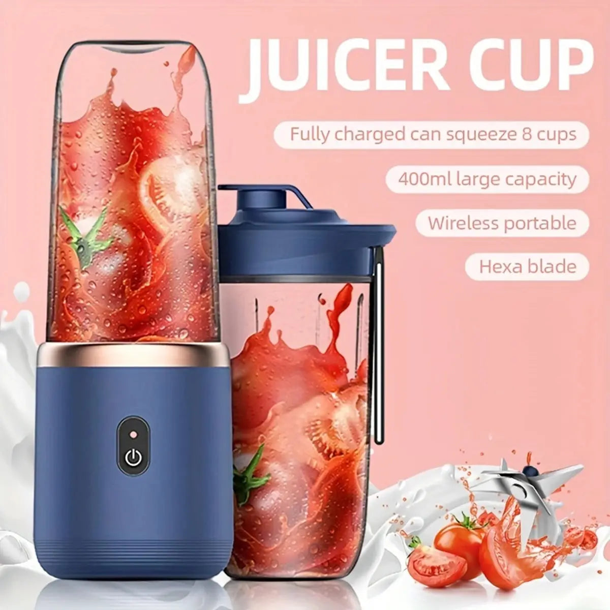 Portable Electric Juicer Bottle