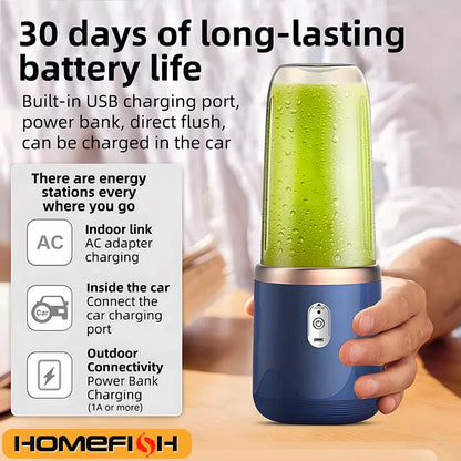 Portable Electric Juicer Bottle