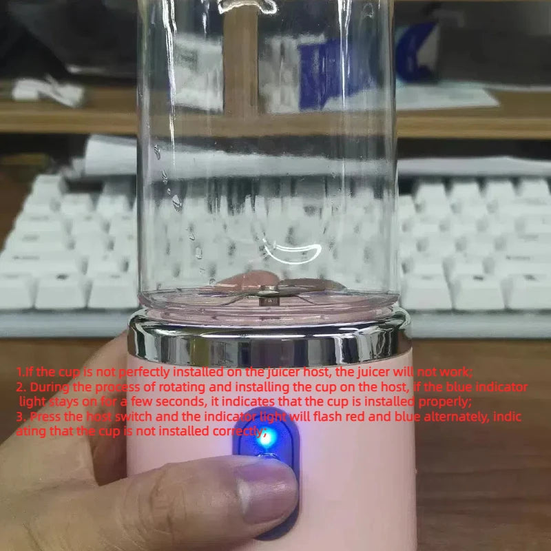 Portable Electric Juicer Bottle